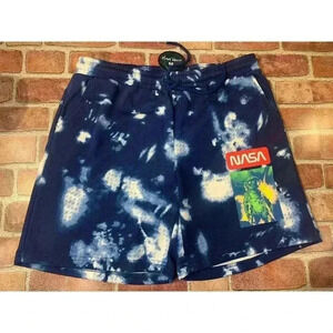 New Mens Hyper Space Fleece Shorts sz Large Nasa